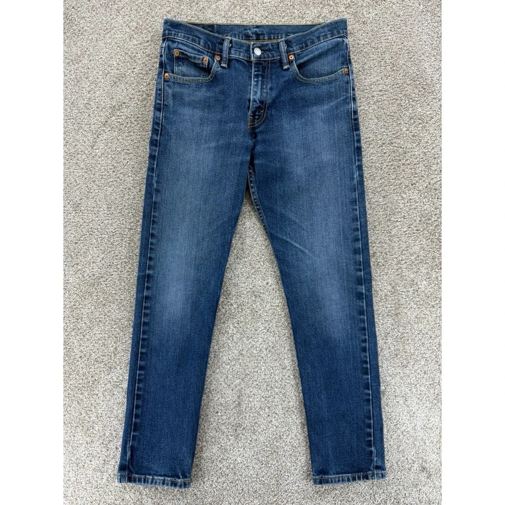 Levi's 512 Slim Taper Jeans Mens 30x30 (Fits 30x27) Blue Medium Wash Stretch